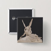 キューピッド1787-93年のキスが復興させる精神 缶バッジ (正面&裏面)