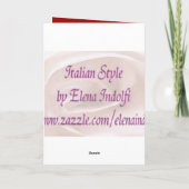 キューピッド-バレンタインデーカード シーズンカード (裏面)