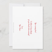 キューピッド・バレンタイン。オキソ 案内状 (裏面)