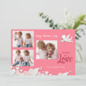 キューピッド フォト バレンタインデー カード (スタンド正面)