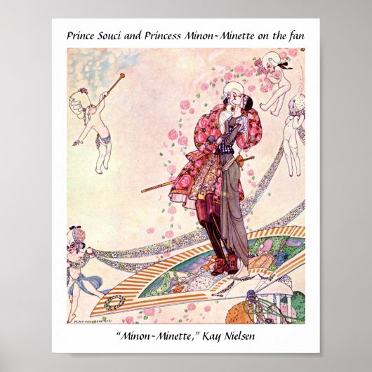 キューピッド、プリンセス、王子の魔法のファン ポスター (正面)