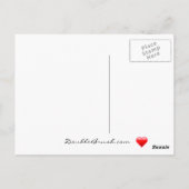 キューピッド・ラブの3つのヴィンテージデザイン ポストカード (裏面)