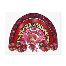 キューピッド レインボー バレンタインデー ラブ ボウ アロー ラブ