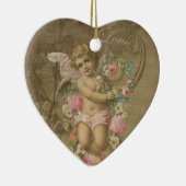 キューピッド – ヴィンテージ セラミックオーナメント (右)