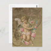 キューピッド – ヴィンテージ ポストカード (正面/裏面)