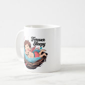 キューピッド：永遠に眠い コーヒーマグカップ (正面左)