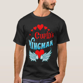 キューピッド's Wingman Tシャツ、バレンタインTシャツ、ZFJ Tシャツ