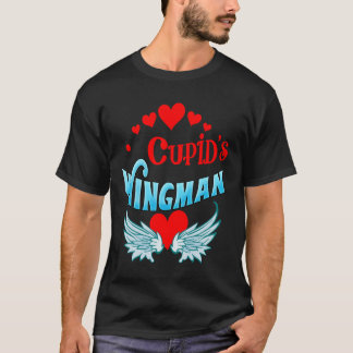 キューピッド's Wingman Tシャツ、バレンタインTシャツ、ZFJ Tシャツ