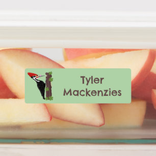 キューピレおもしろいットの木ペッカーの漫画パーソナライズされた ラベル