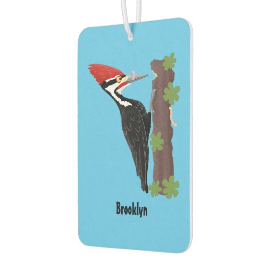 キューピレおもしろいットの木ペッカー漫画イラストレーション カーエアーフレッシュナー (左)