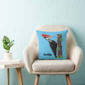 キューピレおもしろいットの木ペッカー漫画イラストレーション クッション (椅子)