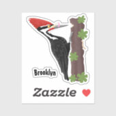 キューピレおもしろいットの木ペッカー漫画イラストレーション シール (シート)