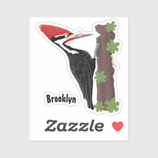 キューピレおもしろいットの木ペッカー漫画イラストレーション シール (シート)