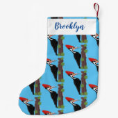 キューピレおもしろいットの木ペッカー漫画イラストレーション スモールクリスマスストッキング (裏面)