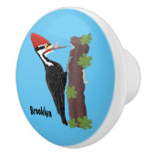 キューピレおもしろいットの木ペッカー漫画イラストレーション セラミックノブ (右)