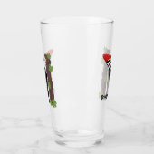 キューピレおもしろいットの木ペッカー漫画イラストレーション タンブラーグラス (左)