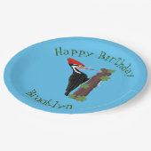 キューピレおもしろいットの木ペッカー漫画イラストレーション ペーパープレート (アングル)