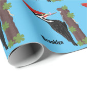 キューピレおもしろいットの木ペッカー漫画イラストレーション ラッピングペーパー (ロールコーナー)