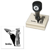 キューピレおもしろいットの木ペッカー漫画イラストレーション ラバースタンプ (押印)