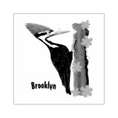 キューピレおもしろいットの木ペッカー漫画イラストレーション ラバースタンプ (インプリント)