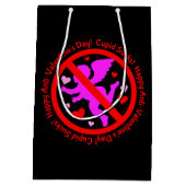 キューピ最低ッドのアンチ・バレンタインデー ミディアムペーパーバッグ (裏面)