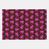 キューピ最低ッドのアンチ・バレンタインデー ラッピングペーパーシート (正面3)