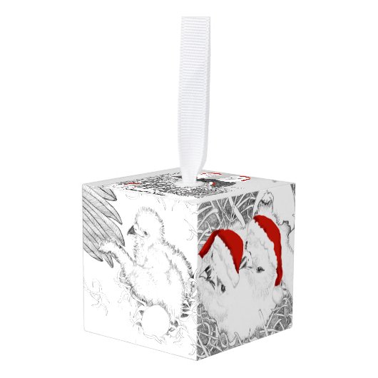 キューブオーナメントイーグルズハリエオジーM15イーズホーム キューブオーナメント (正面アングル)