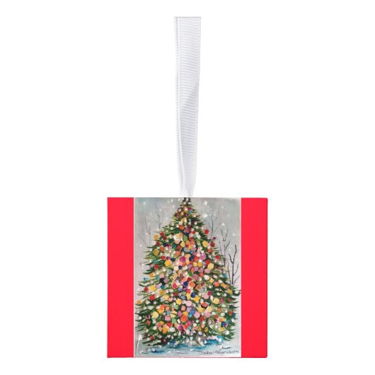 キューブオーナメント (右)