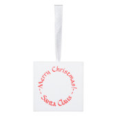 キューブオーナメント – サンタクロース (右)