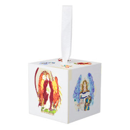 キューブオーナメント:スピリチュアルクリスマス キューブオーナメント