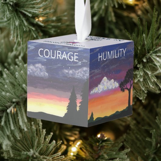 キューブオーナメント：リトルショットの本1-5 キューブオーナメント (ツリー)