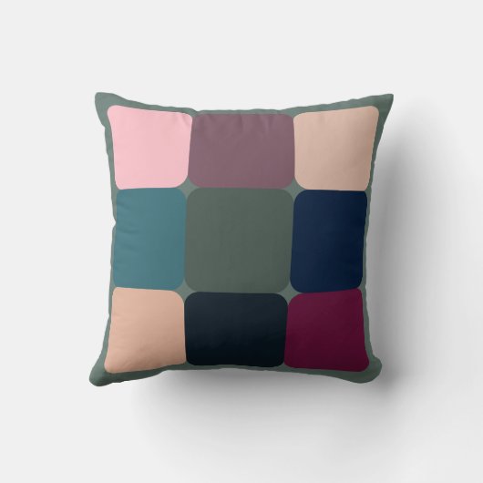 キューブカラフル クッション (裏面)