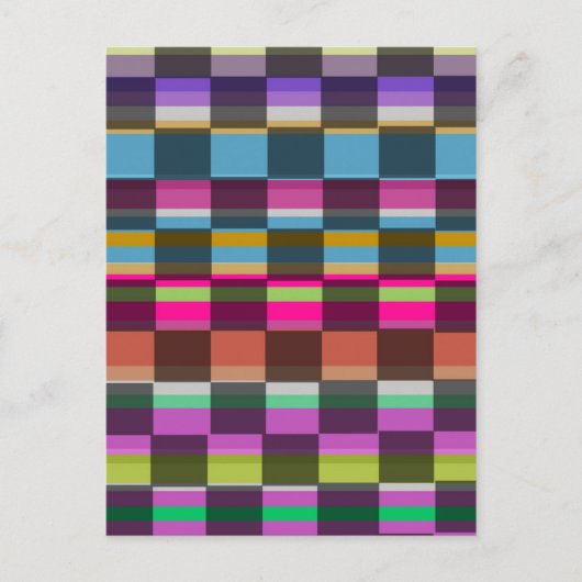 キューブカラフル ポストカード (正面)