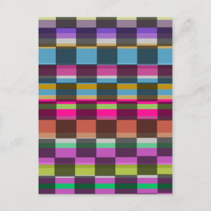 キューブカラフル ポストカード
