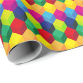 キューブカラフル ラッピングペーパー (ロールコーナー)