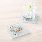 キューブフレーム フラワーズ:”マイ キッチン” コースター (アングル)