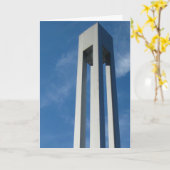 キューブモダン彫刻 カード (黄色い花)