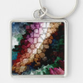 キューブ中心のダークウィンド キーホルダー (正面)