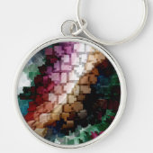 キューブ中心のダークウィンド キーホルダー (正面)