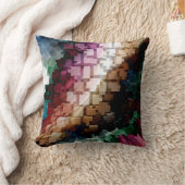 キューブ中心のダークウィンド クッション (ブランケット)