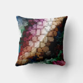 キューブ中心のダークウィンド クッション (裏面)