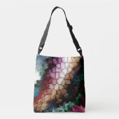 キューブ中心のダークウィンド クロスボディバッグ (裏面)