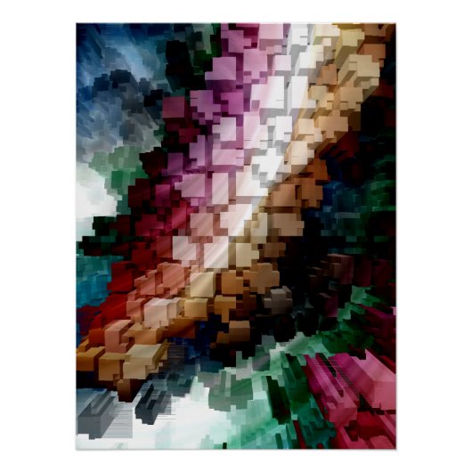 キューブ中心のダークウィンド ポスター (正面)