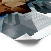 キューブ中心のダークウィンド ポスター (コーナー)