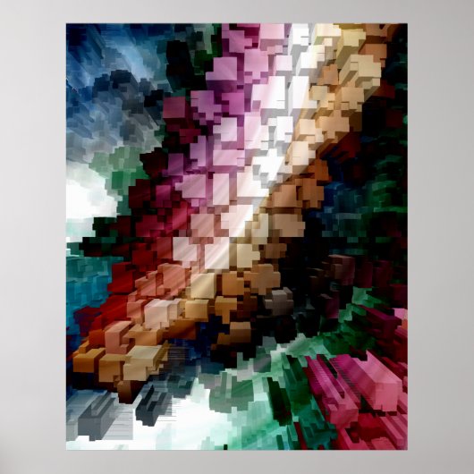 キューブ中心のダークウィンド ポスター (正面)