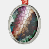 キューブ中心のダークウィンド メタルオーナメント (左)