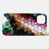 キューブ中心のダークウィンド Case-Mate iPhoneケース (裏面 (横))