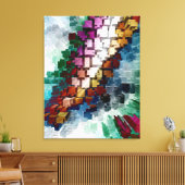 キューブ中心 キャンバスプリント (インサイチュ (リビング))