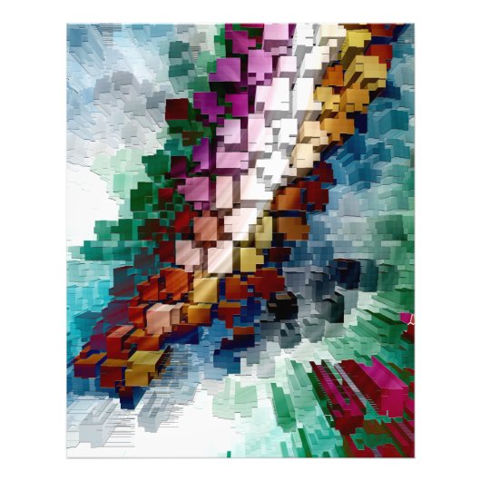 キューブ中心 フォトプリント            (正面)