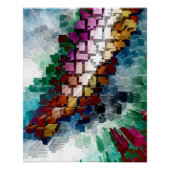 キューブ中心 ポスター (正面)